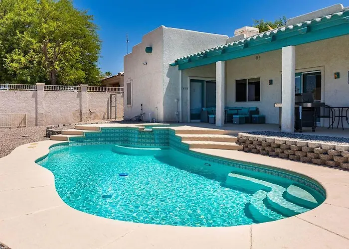 Havagetaway Pool Bbq Mountain Views Lake Havasu City